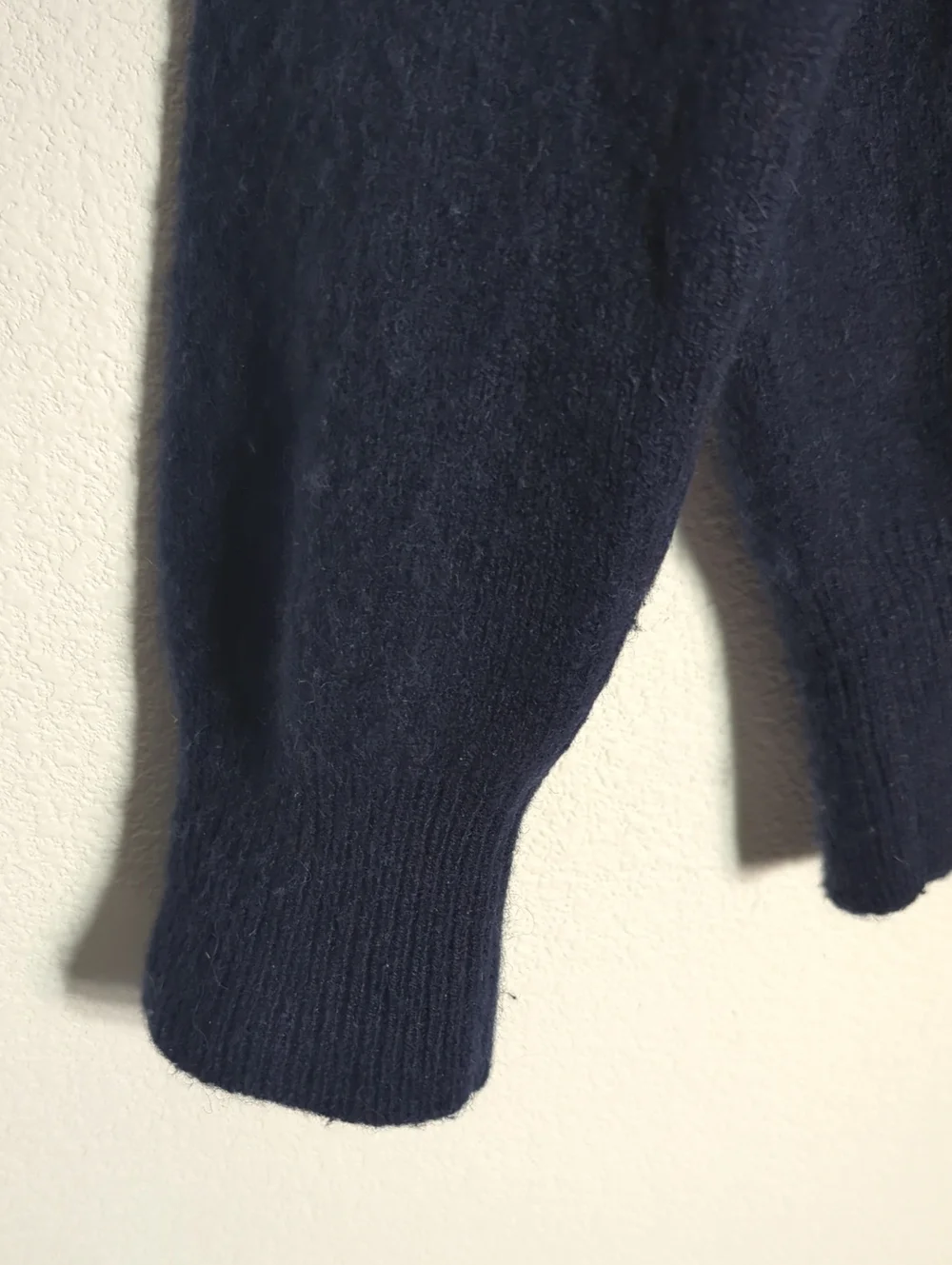Celio Mens 100% Cashmere Sweater Shawl Neck Quiet Luxury Rogers Cosby Navy XL